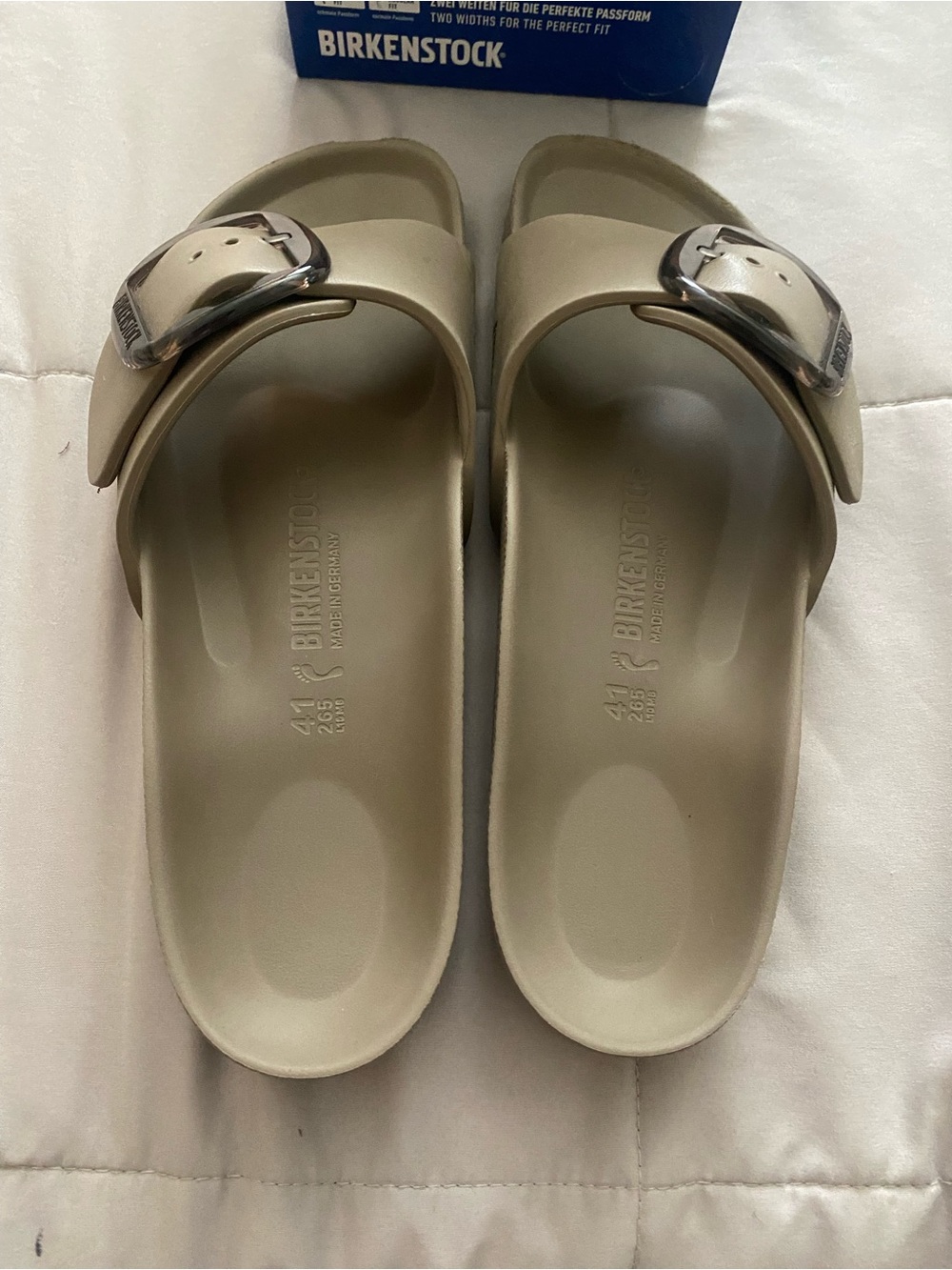 Birkenstock Women’s Madrid EVA Slide Sandals - Beige